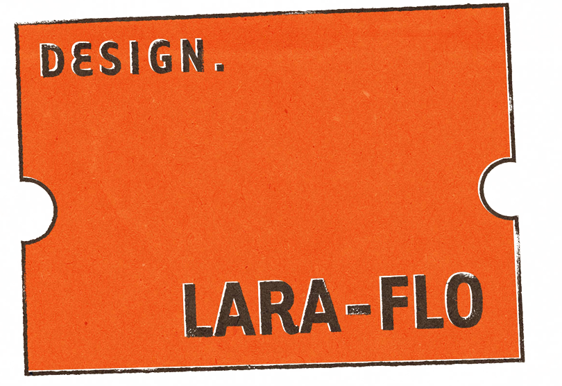 logo laraflo design