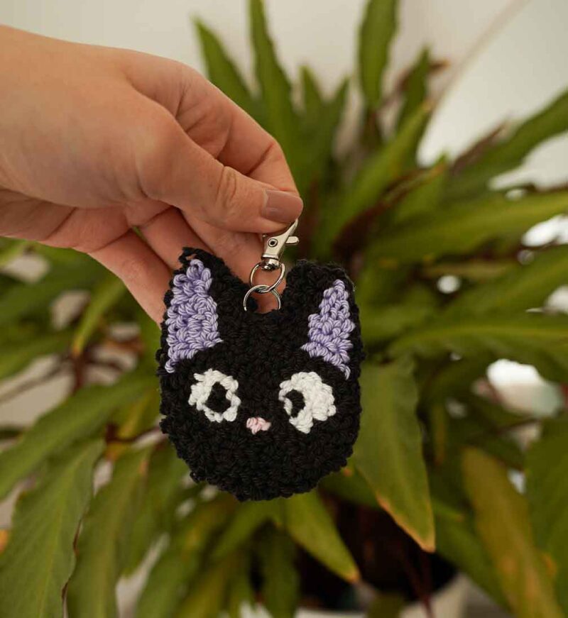 Jiji punchneedle porte-clés