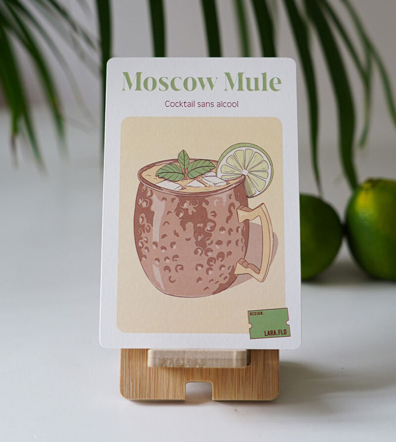 fiches recettes mocktail moscow mule