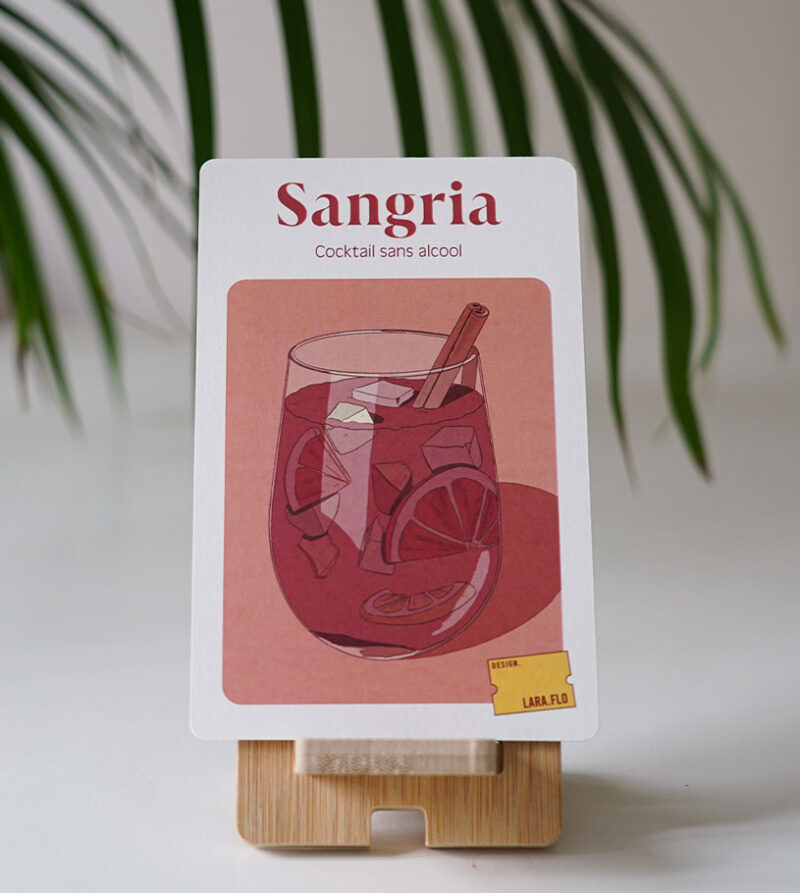 fiches recettes mocktail sangria