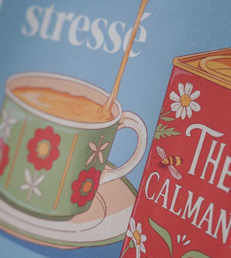 Affiches Pub "thé calmant" - Image 2