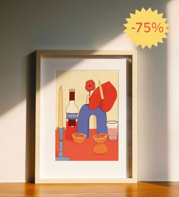 Print still life moderne