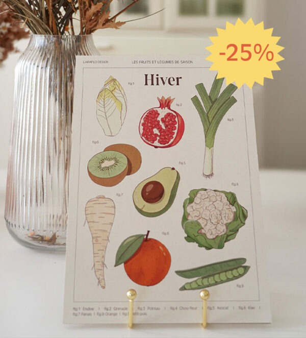 Affiche A4 Hiver