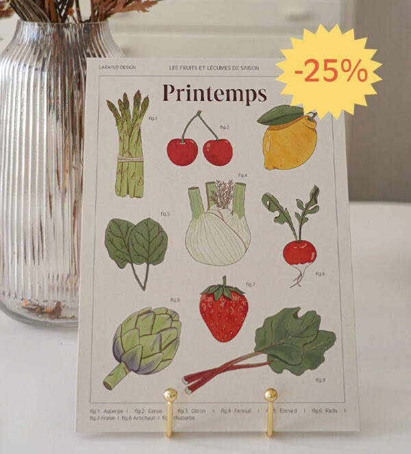 Affiche A4 printemps