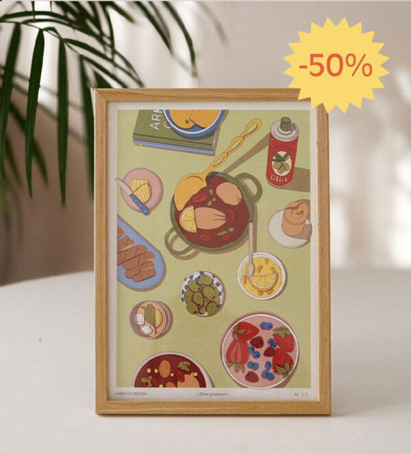 Affiche A4 "Dîner provençal"