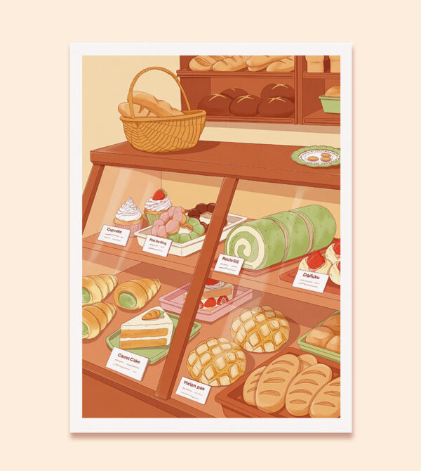 Affiche "Boulangerie japonaise"