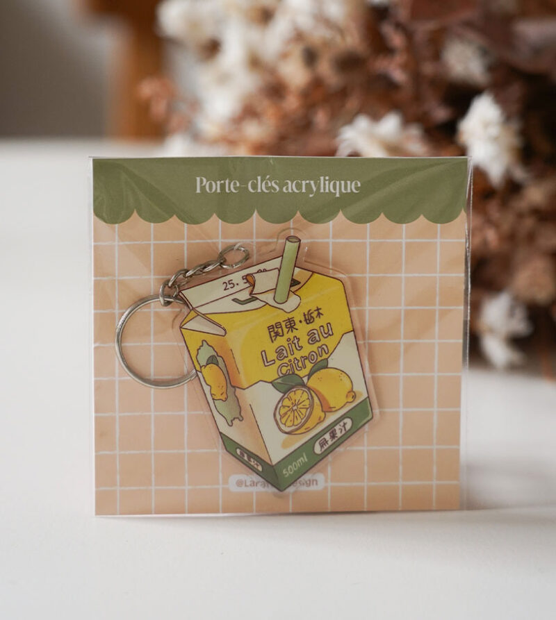 Porte-clés lait citron - Image 3