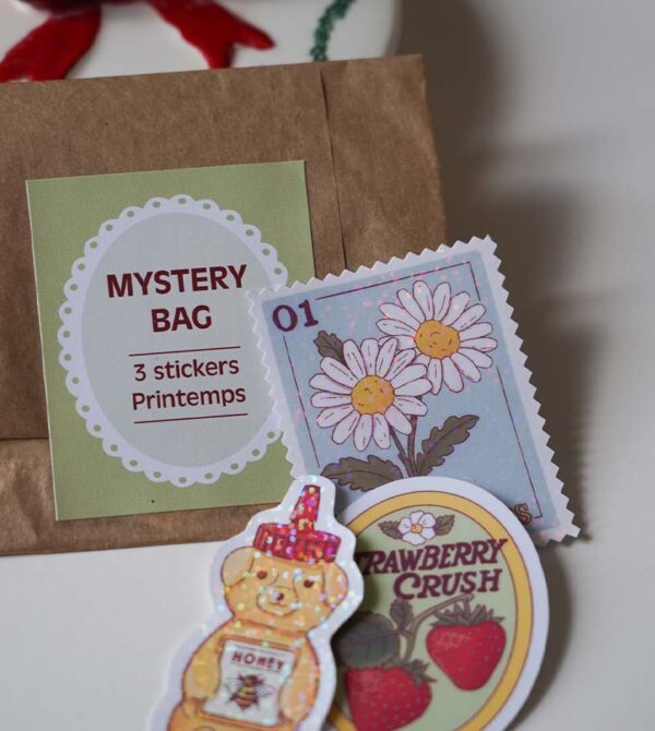 mystery bag stickers