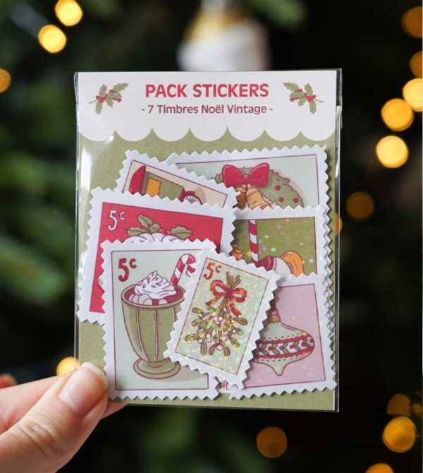 pack stickers timbres